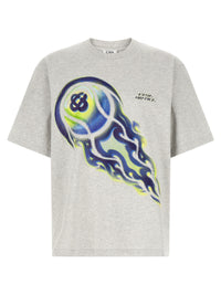 CASABLANCA Casablanca Men 'Flaming Tennis Ball' T-Shirt