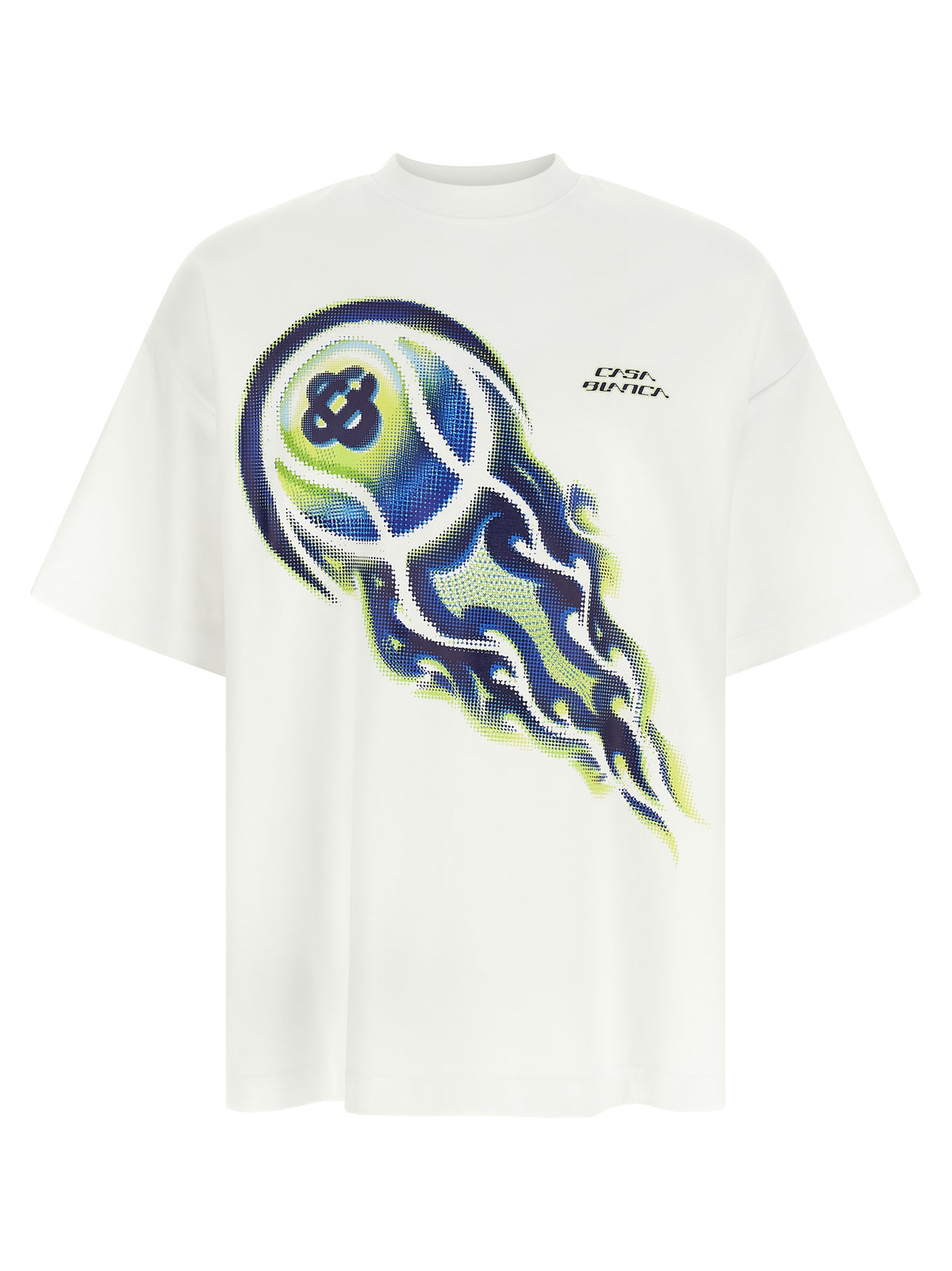 CASABLANCA Casablanca Men 'Flaming Tennis Ball' T-Shirt