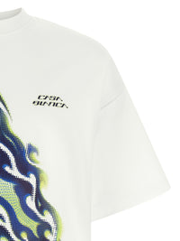 CASABLANCA Casablanca Men 'Flaming Tennis Ball' T-Shirt