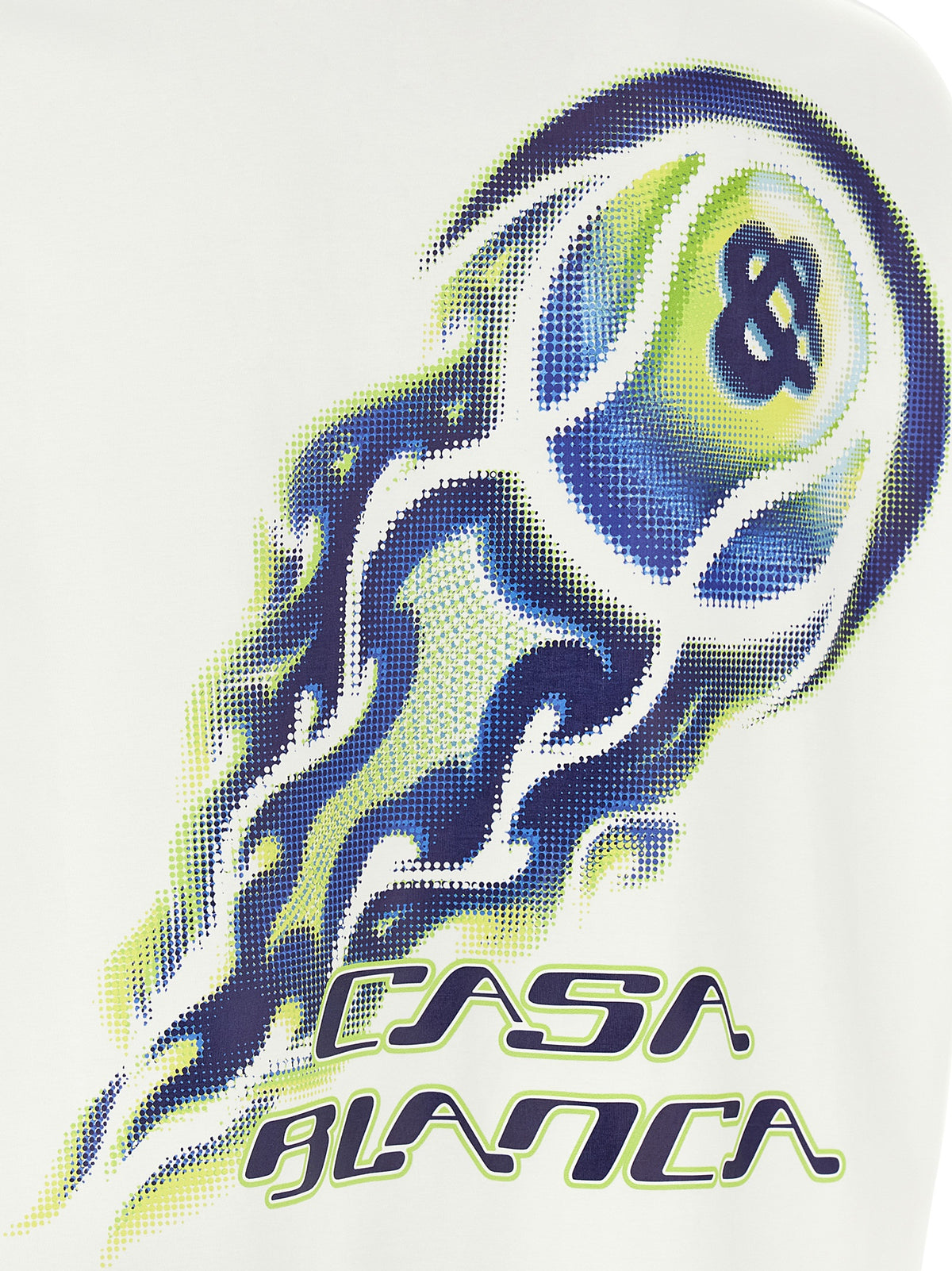 CASABLANCA Casablanca Men 'Flaming Tennis Ball' T-Shirt