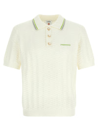 Casablanca Men 'Tennisbouclé' Polo Shirt