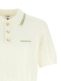 Casablanca Men 'Tennisbouclé' Polo Shirt