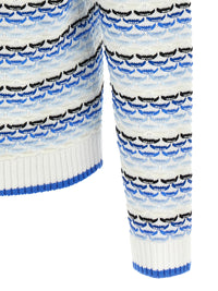 CASABLANCA Casablanca Men 'Tuck Stitch Long Sleeve' Polo Shirt