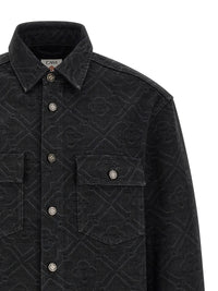 CASABLANCA Casablanca Men 'Laser Monogram Denim' Overshirt