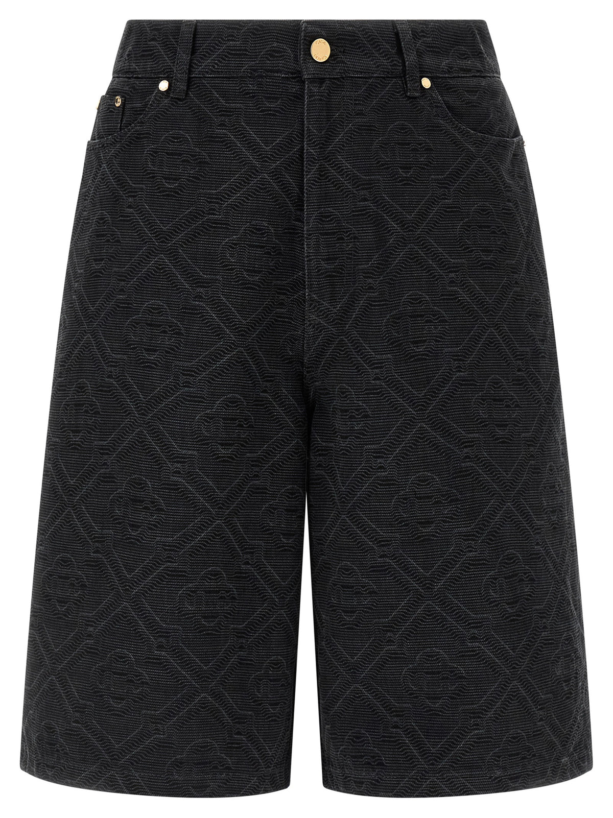 CASABLANCA Casablanca Men 'Laser Monogram Denim' Bermuda Shorts