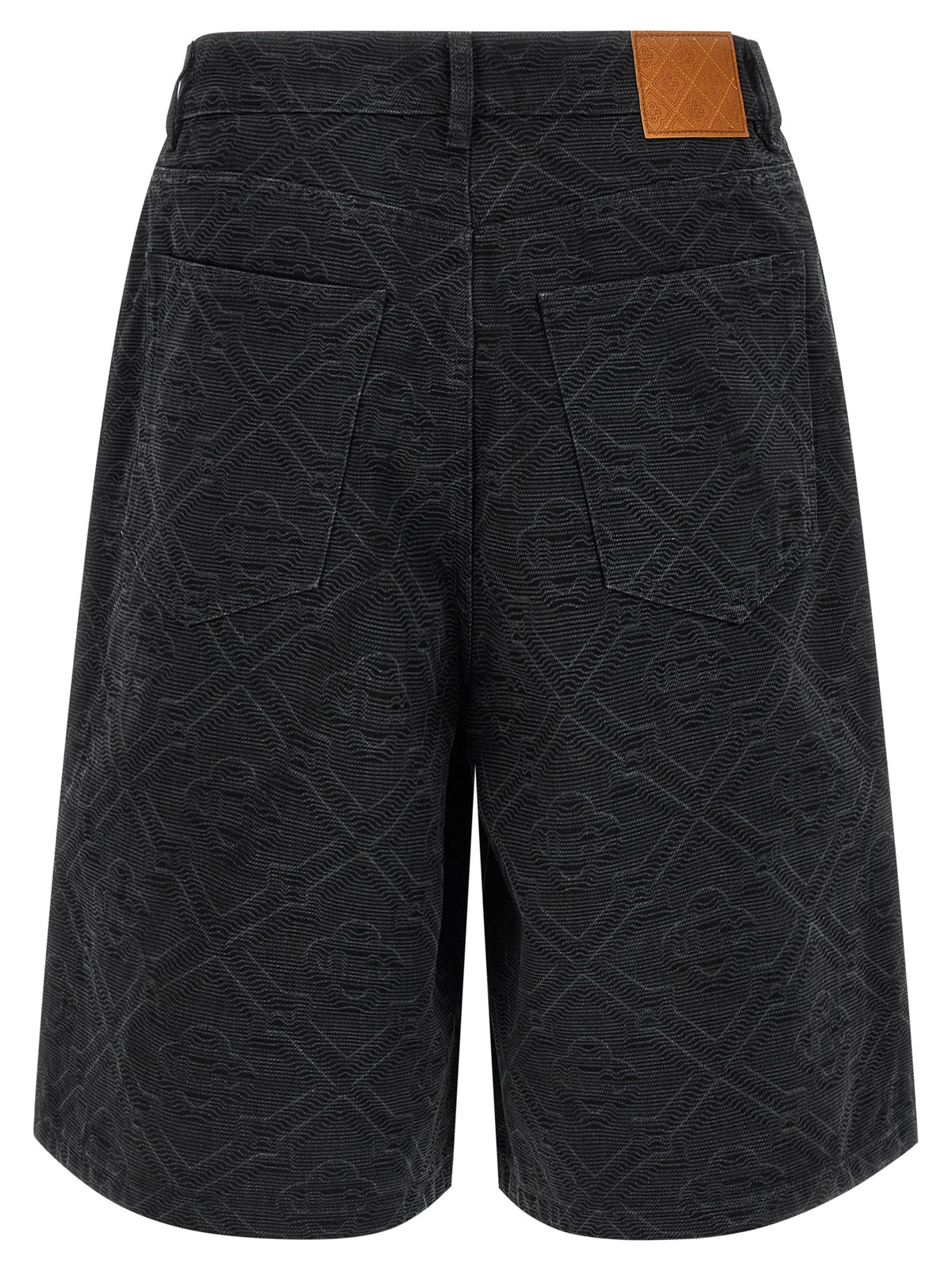 CASABLANCA Casablanca Men 'Laser Monogram Denim' Bermuda Shorts