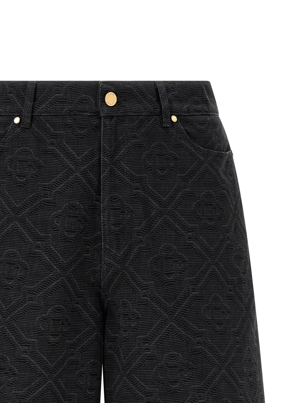 CASABLANCA Casablanca Men 'Laser Monogram Denim' Bermuda Shorts