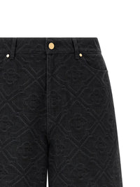 CASABLANCA Casablanca Men 'Laser Monogram Denim' Bermuda Shorts