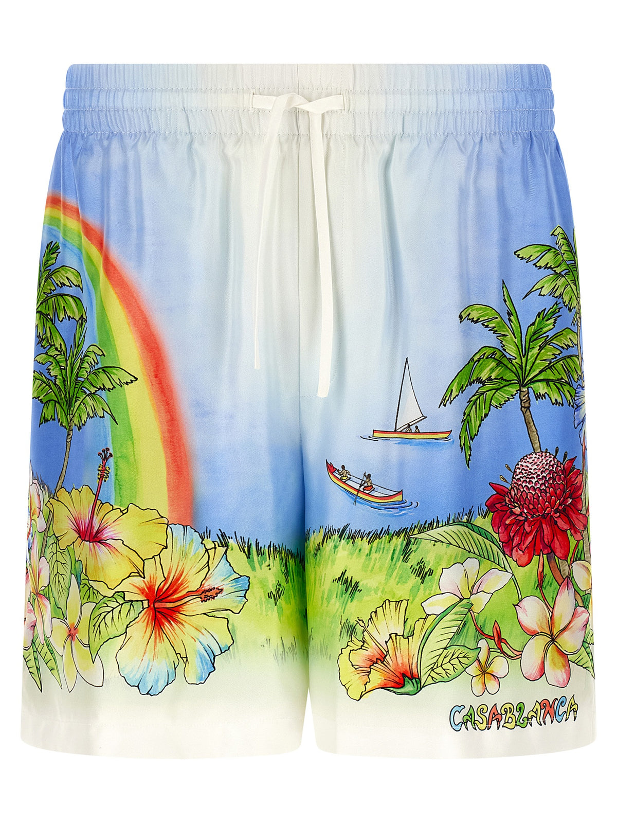 Casablanca Men 'Aloha' Bermuda Shorts