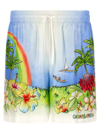 Casablanca Men 'Aloha' Bermuda Shorts