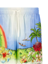 Casablanca Men 'Aloha' Bermuda Shorts