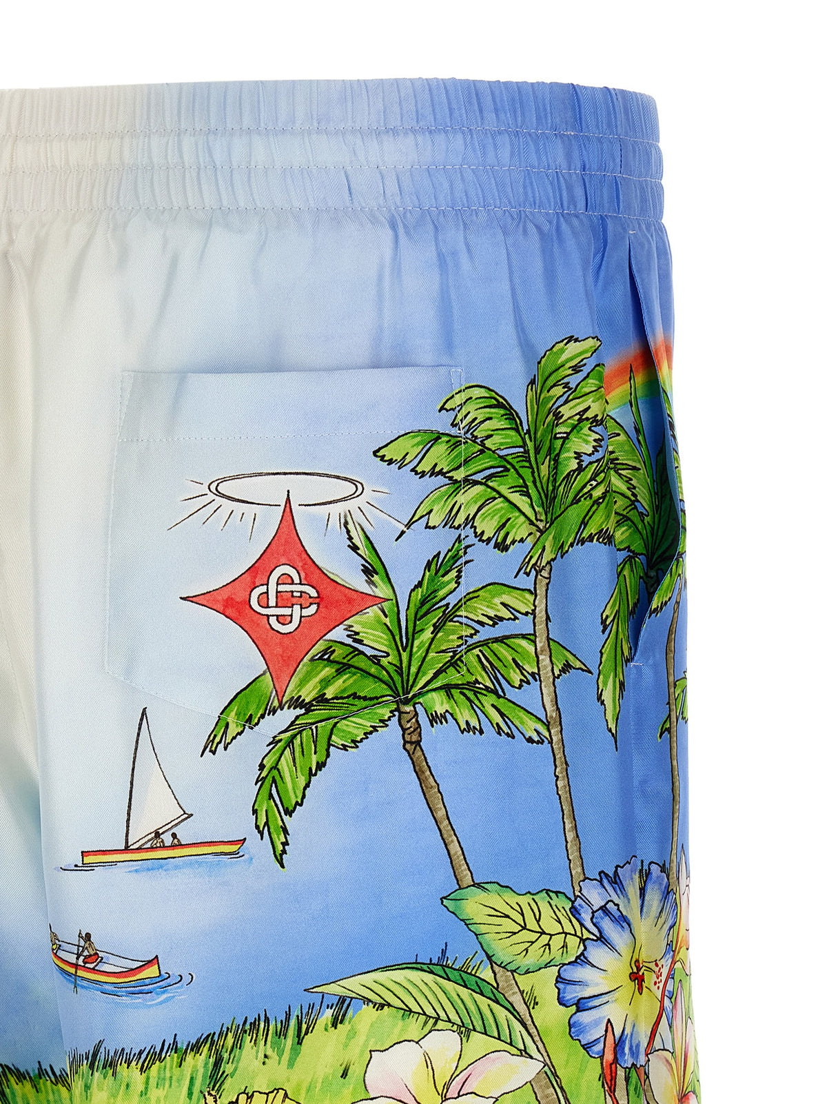 Casablanca Men 'Aloha' Bermuda Shorts
