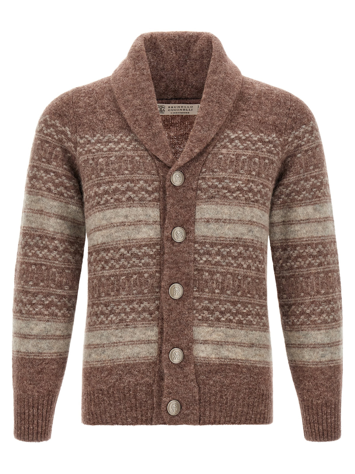 Brunello Cucinelli Men 'Nordic Jacquard' Cardigan