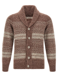 Brunello Cucinelli Men 'Nordic Jacquard' Cardigan