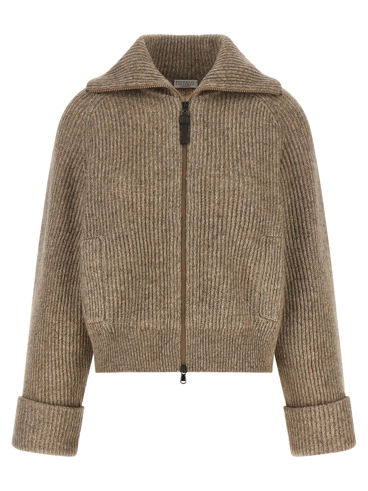 BRUNELLO CUCINELLI Brunello Cucinelli Women 'Shiny Zipper Pull' Cardigan