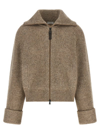 BRUNELLO CUCINELLI Brunello Cucinelli Women 'Shiny Zipper Pull' Cardigan