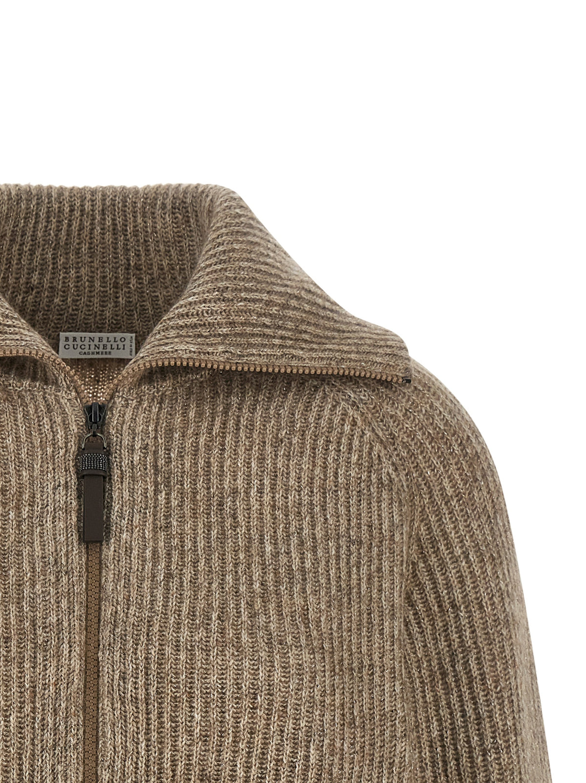 BRUNELLO CUCINELLI Brunello Cucinelli Women 'Shiny Zipper Pull' Cardigan