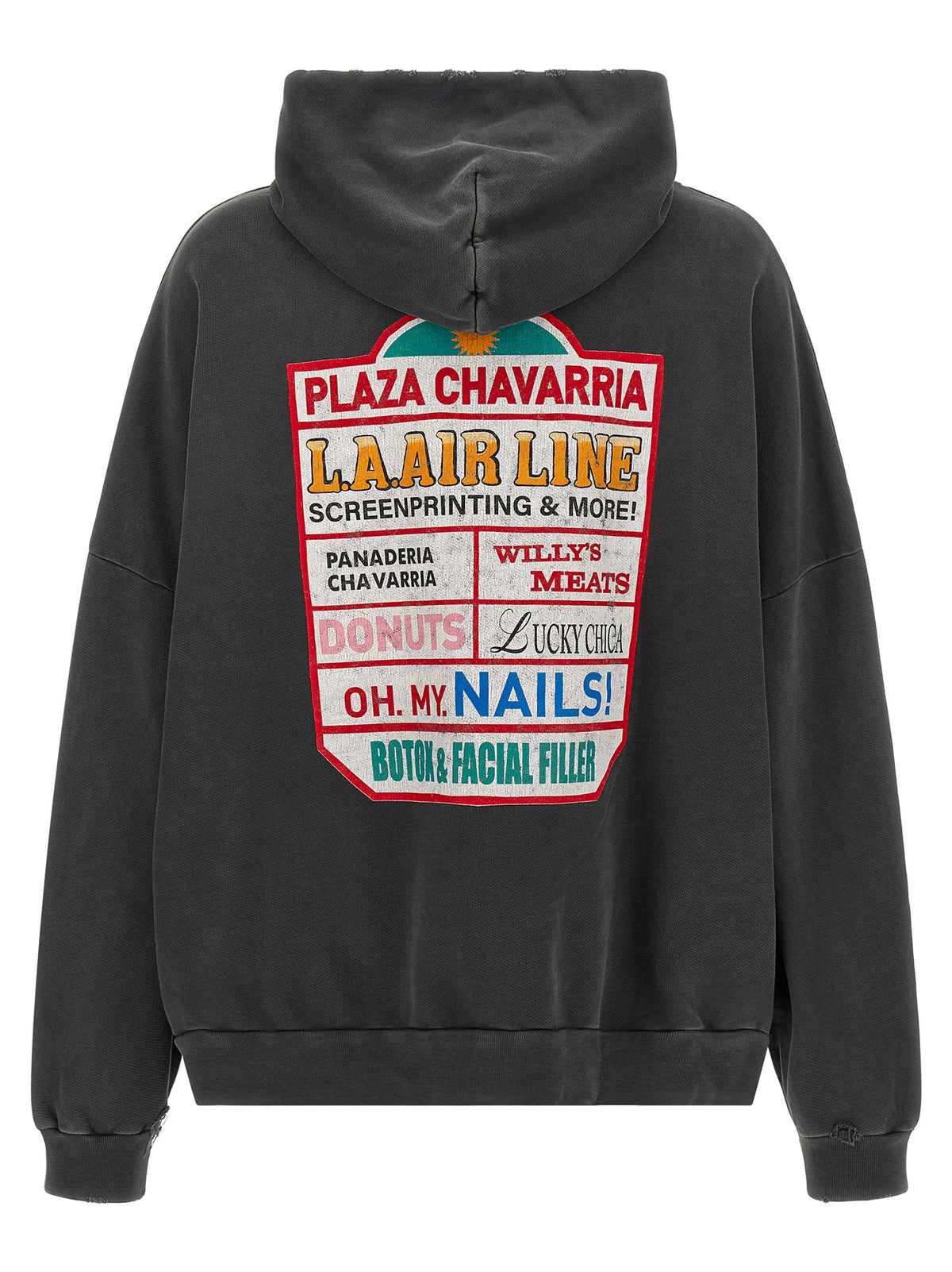 WILLY CHAVARRIA Willy Chavarria Men 'Plaza Chavarria Hooligan' Sweatshirt