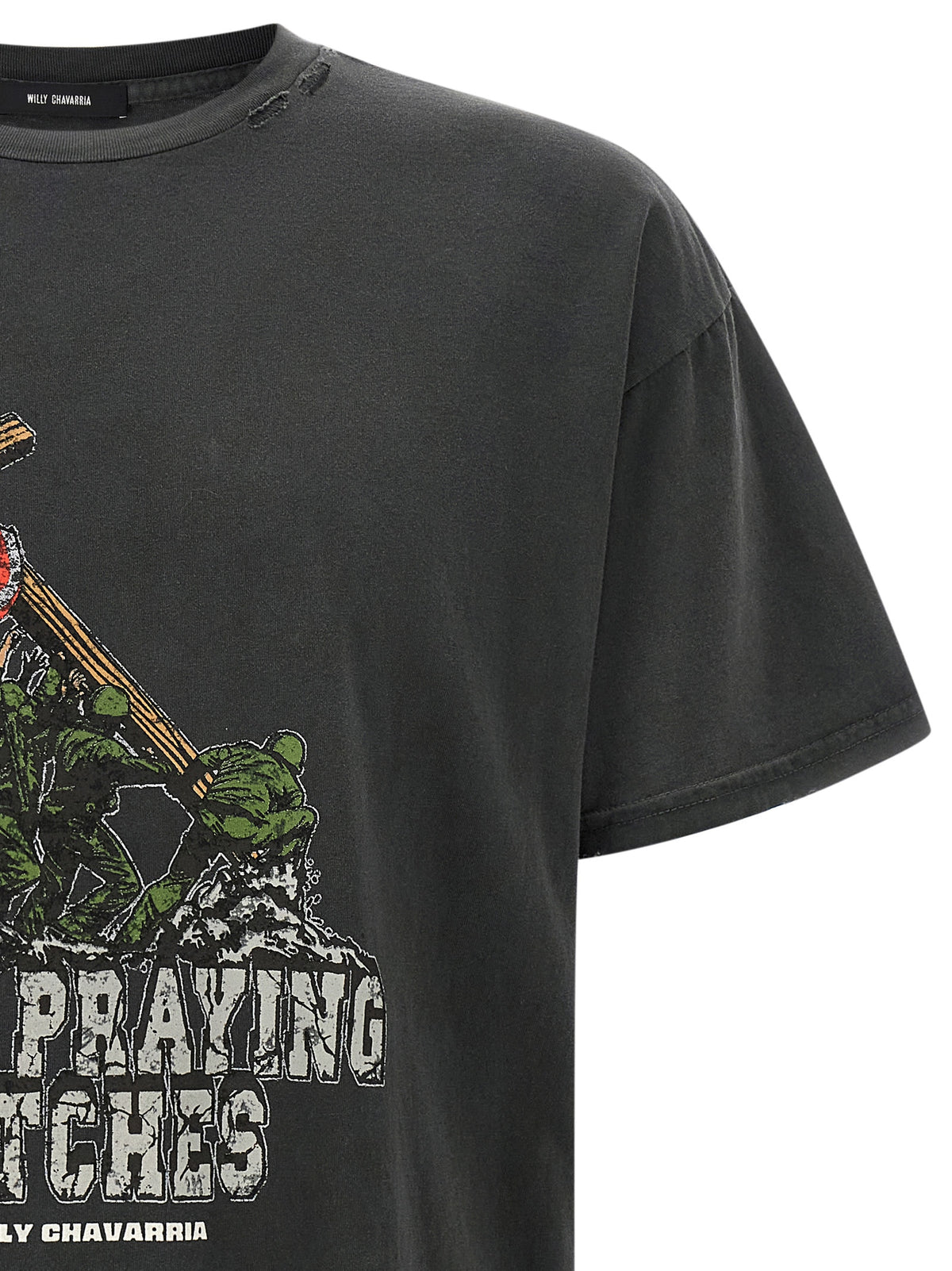 Willy Chavarria Men 'Keep Praying Bitches' T-Shirt