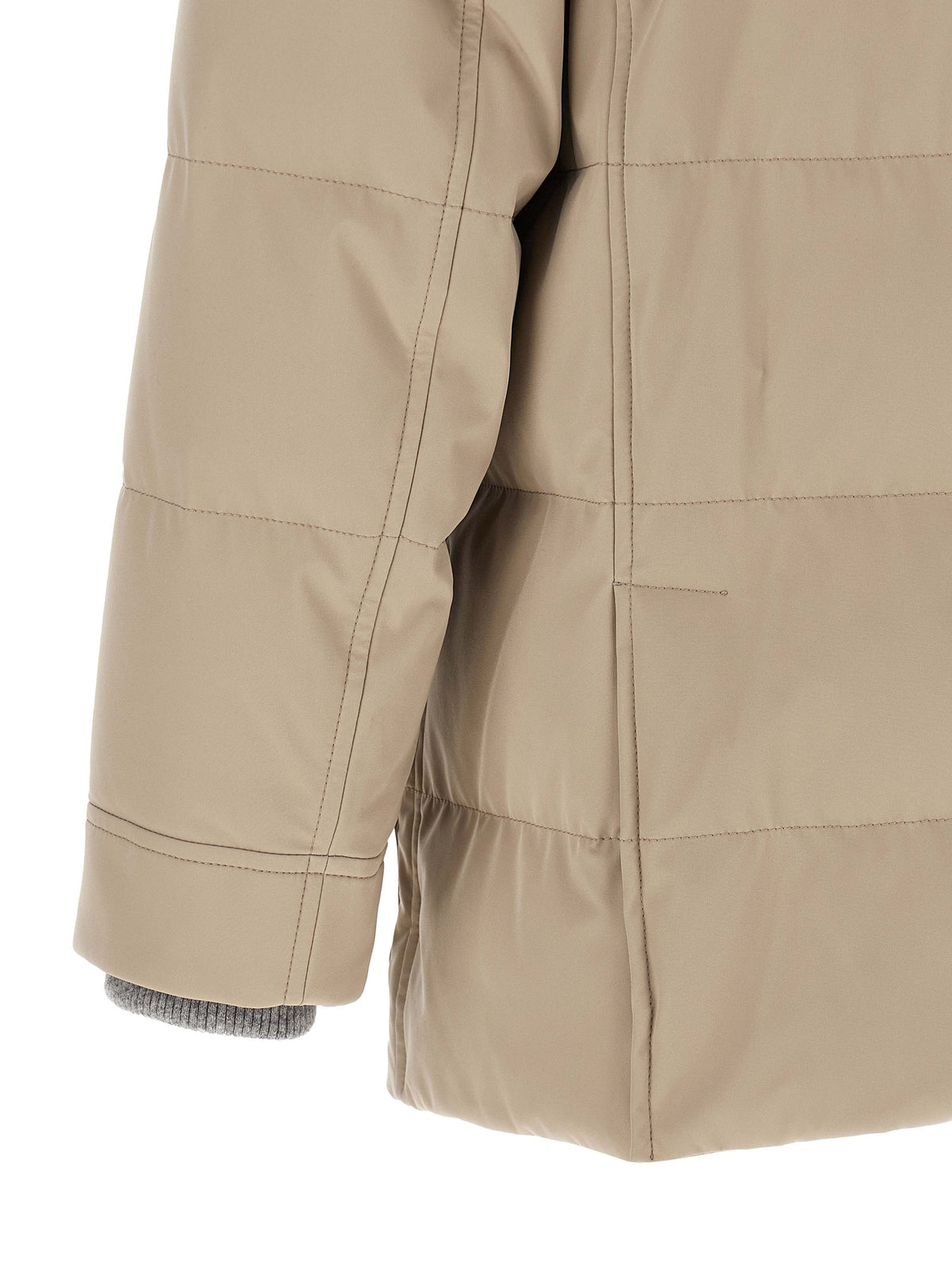 Brunello Cucinelli Men Quilted Parka