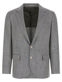 BRUNELLO CUCINELLI Brunello Cucinelli Men Deconstructed Single-Breasted Blazer