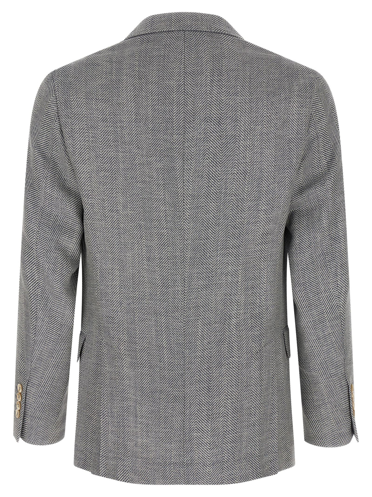 BRUNELLO CUCINELLI Brunello Cucinelli Men Deconstructed Single-Breasted Blazer