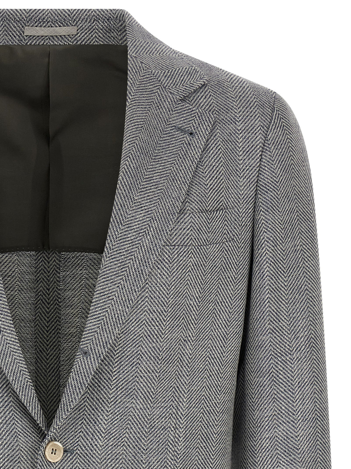 BRUNELLO CUCINELLI Brunello Cucinelli Men Deconstructed Single-Breasted Blazer