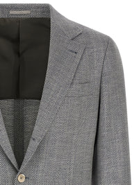 BRUNELLO CUCINELLI Brunello Cucinelli Men Deconstructed Single-Breasted Blazer