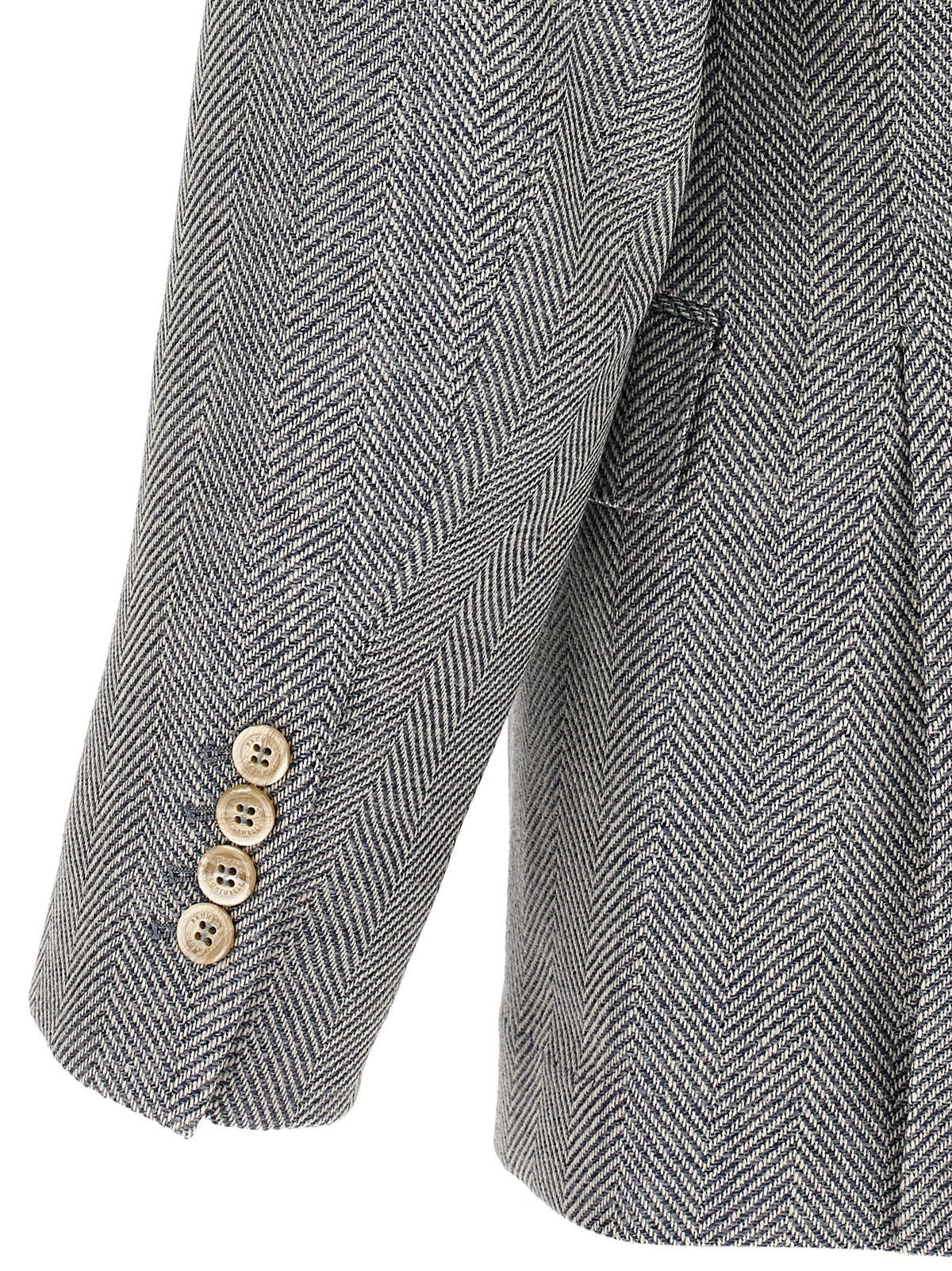 BRUNELLO CUCINELLI Brunello Cucinelli Men Deconstructed Single-Breasted Blazer