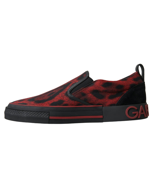Dolce & Gabbana Leopard Print Loafers Sneakers
