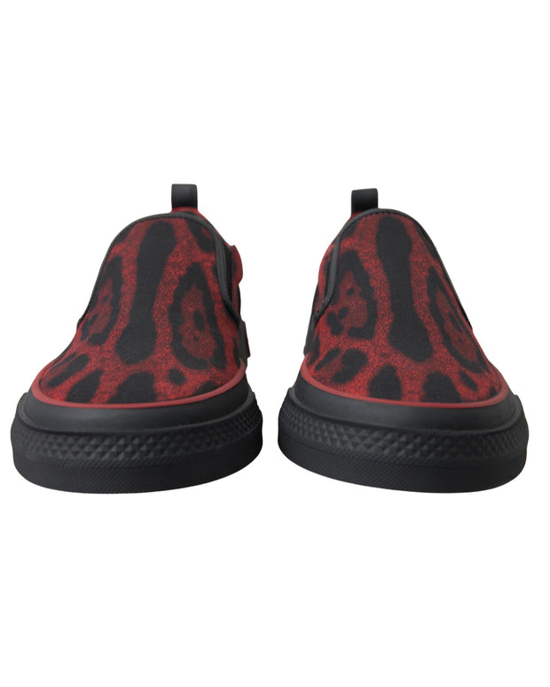 Dolce & Gabbana Leopard Print Loafers Sneakers