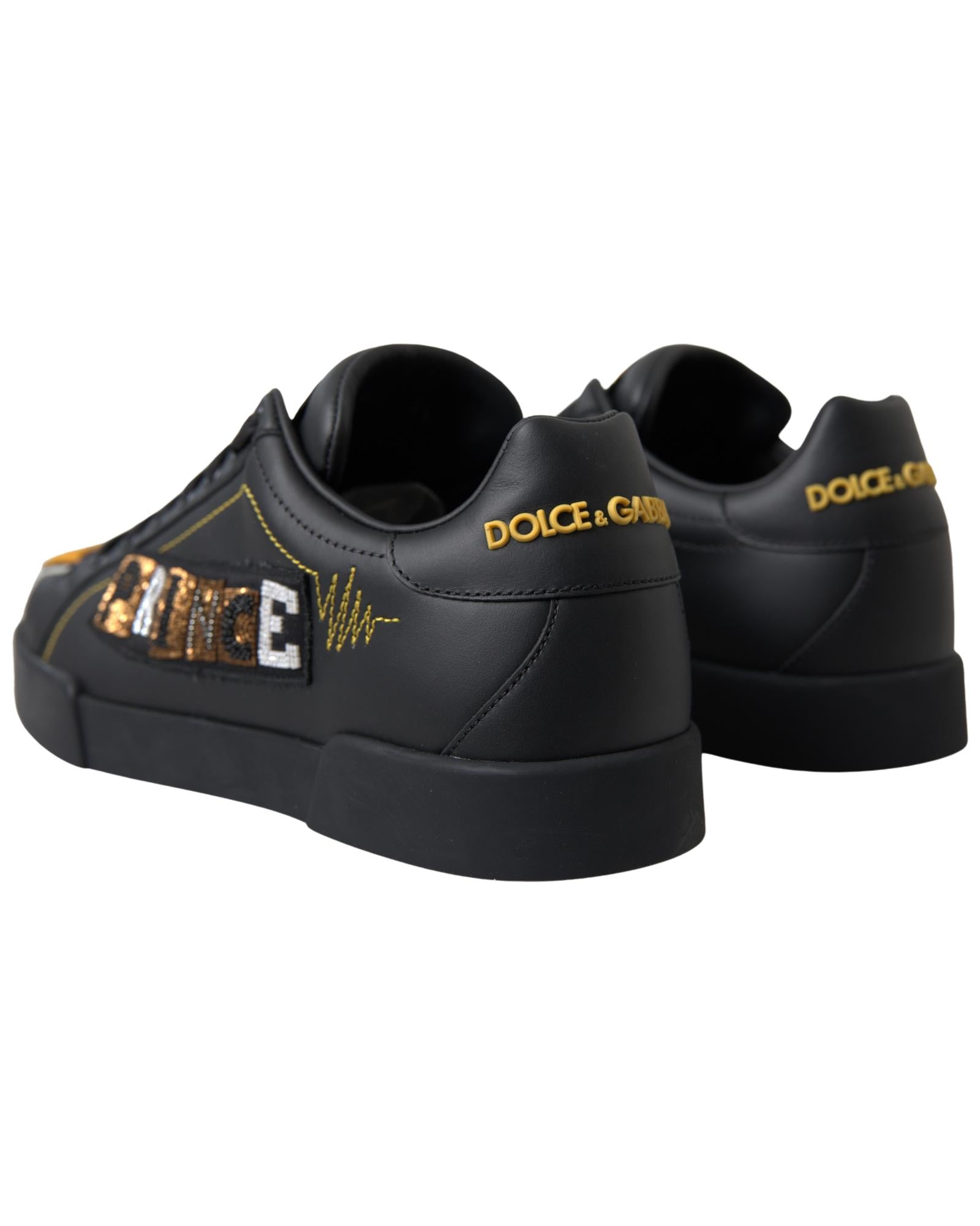 Dolce & Gabbana  Portofino Embroidered Sneakers