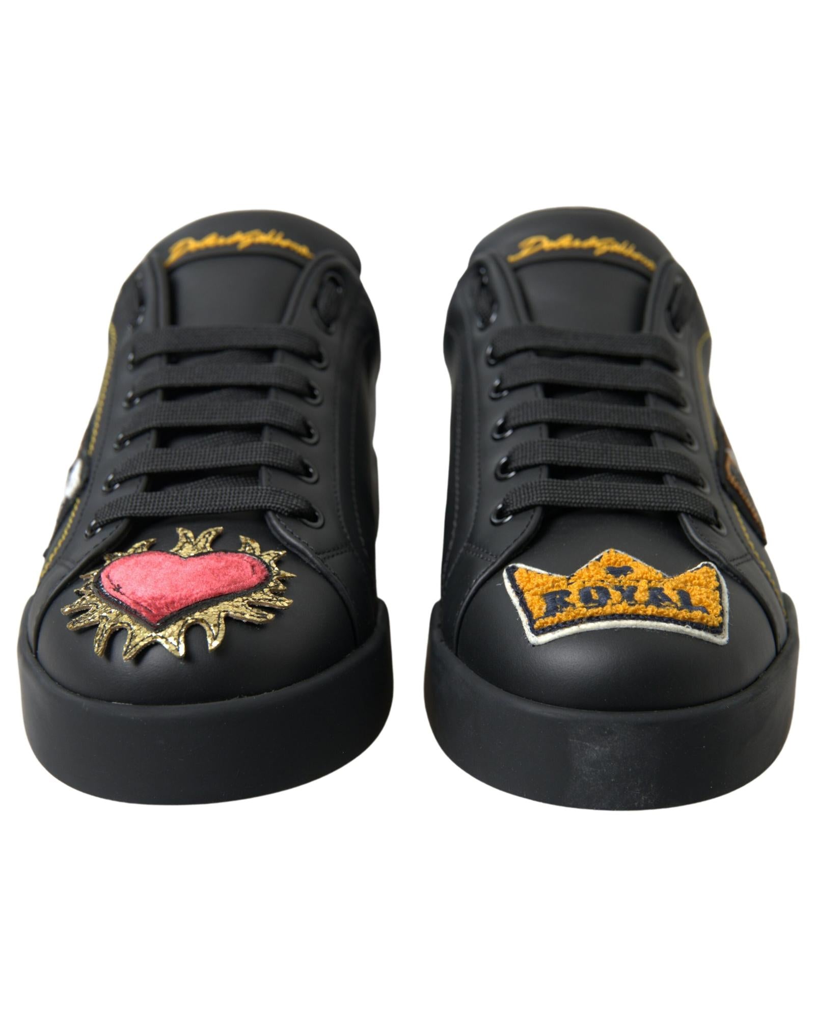 Dolce & Gabbana  Portofino Embroidered Sneakers