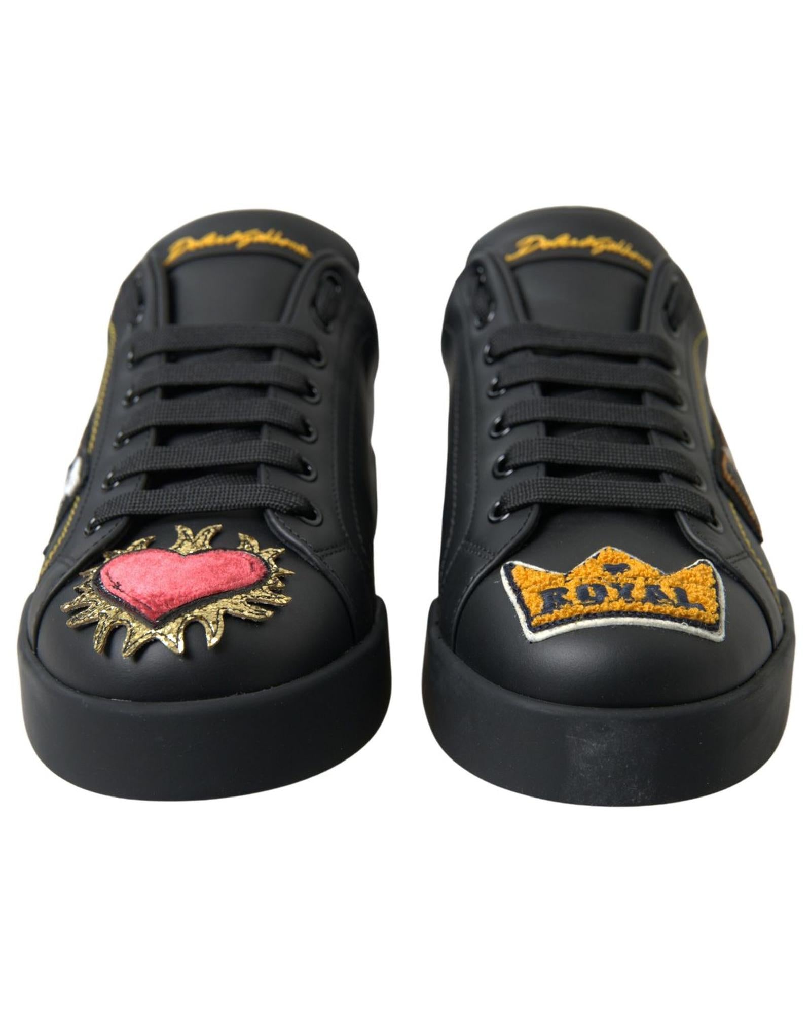 Dolce & Gabbana  Portofino Embroidered Sneakers