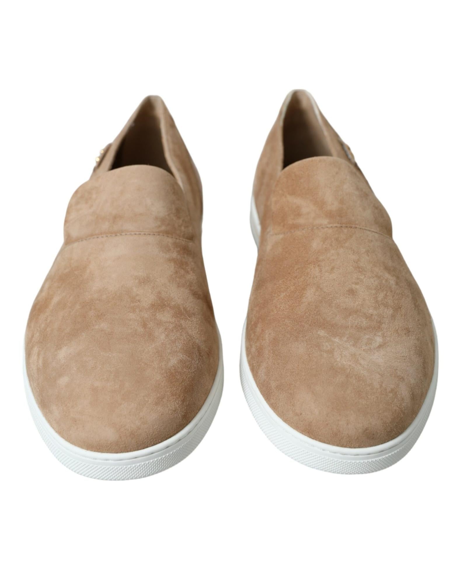 Dolce & Gabbana Portofino Suede Slip-On Sneakers for Men