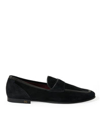 Dolce & Gabbana Suede Loafers for Men 7 Black
