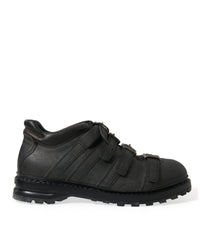 Dolce & Gabbana Black Leather Boots for Men 9 Black