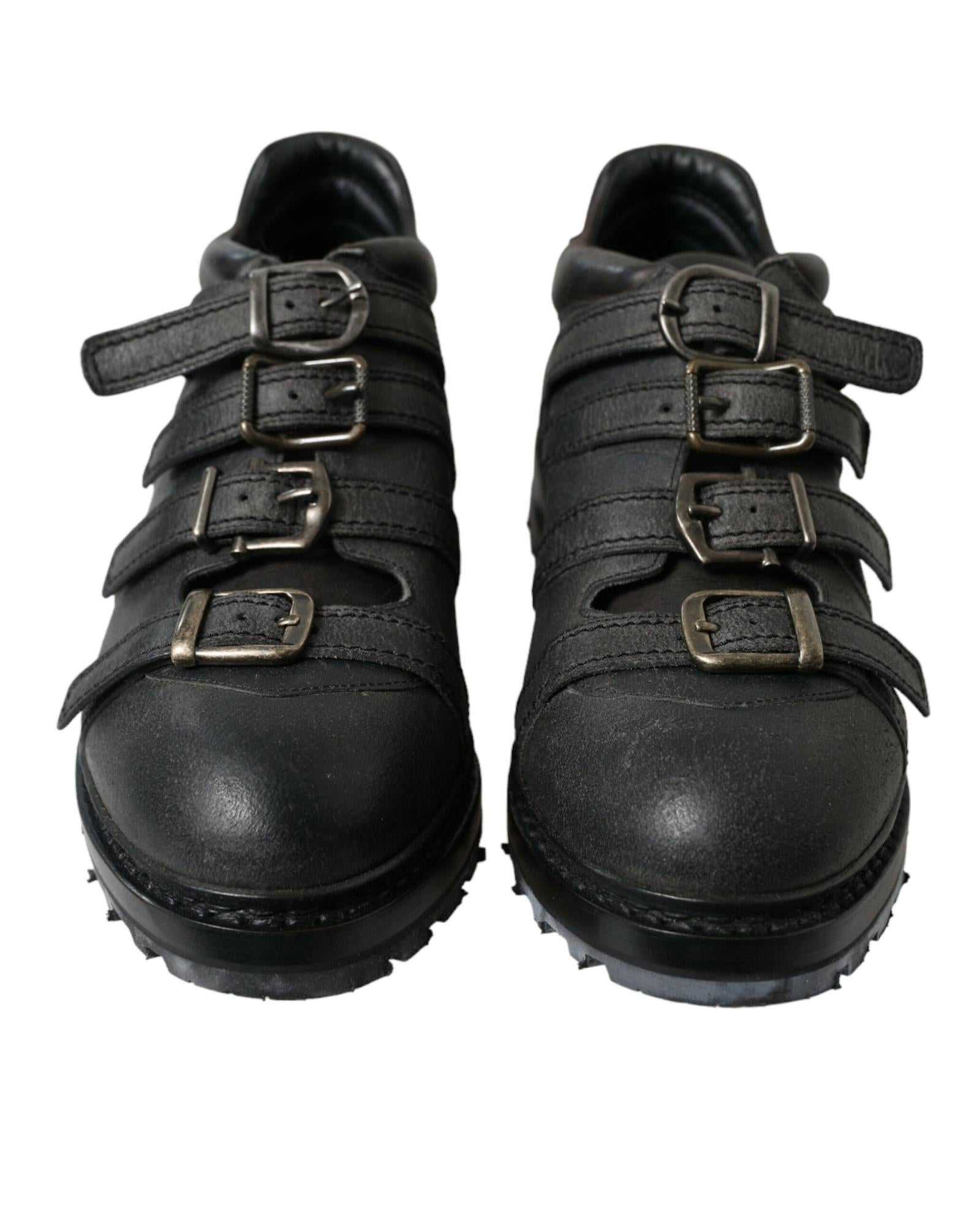 Dolce & Gabbana Black Leather Boots for Men
