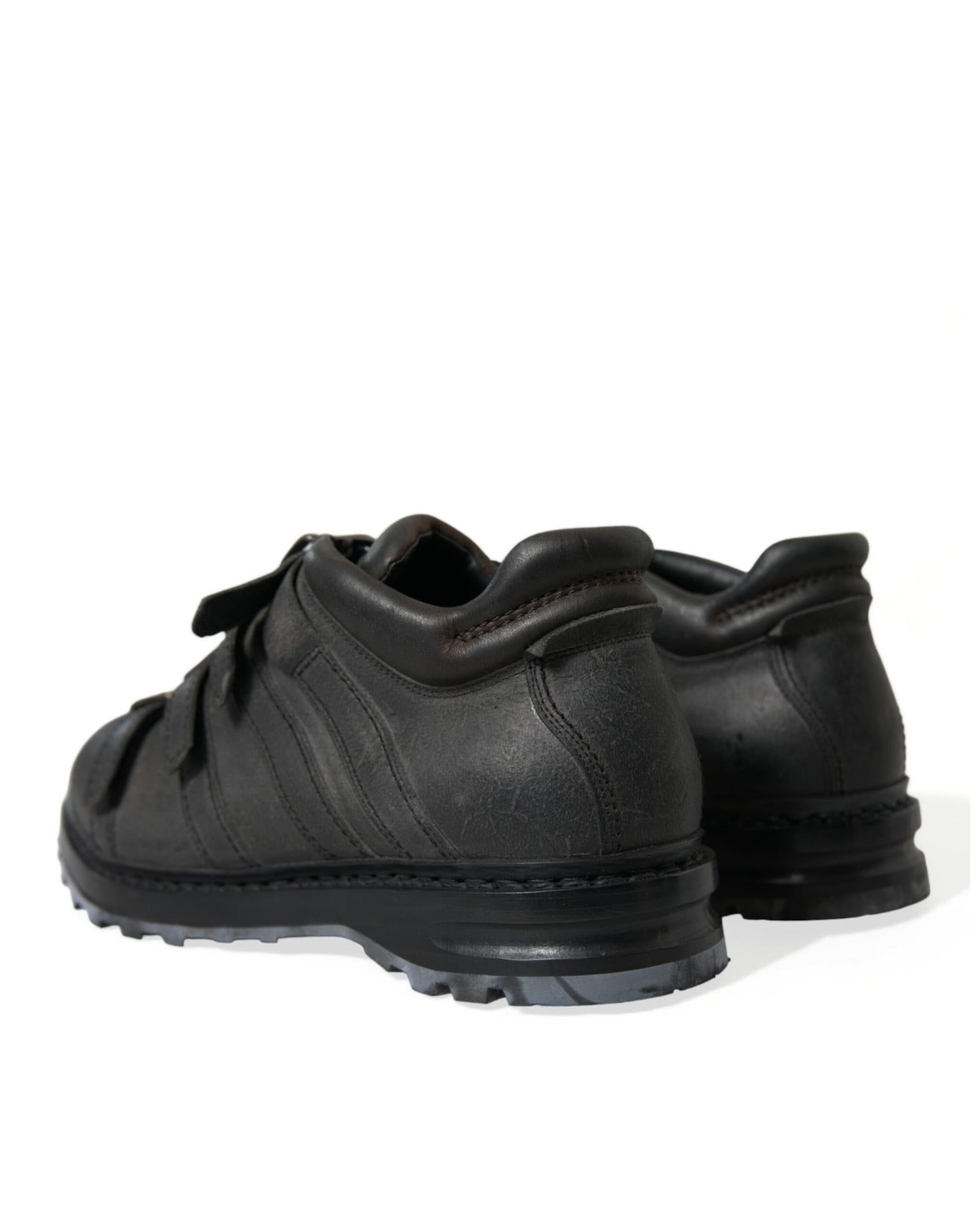 Dolce & Gabbana Black Leather Boots for Men