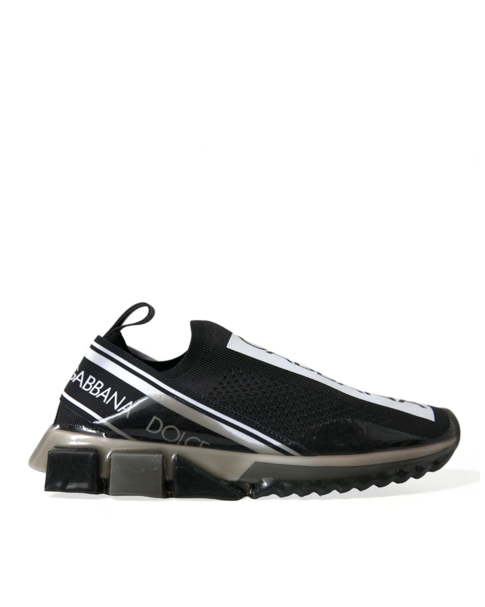 Dolce & Gabbana Portofino Sneakers - Black Black And White