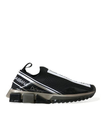 Dolce & Gabbana Portofino Sneakers - Black Black And White