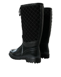 Dolce & Gabbana Lace-up Rain Boots for Women