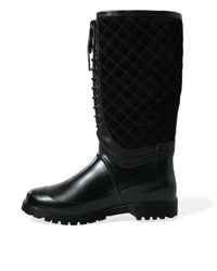 Dolce & Gabbana Lace-up Rain Boots for Women