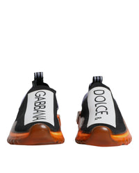 Dolce & Gabbana Sorrento Slip-On Sneakers with Logo Print and Rubber Sole