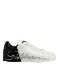Dolce & Gabbana Portofino Sneakers Logo Detail Men Blackwhite 39 blackwhite