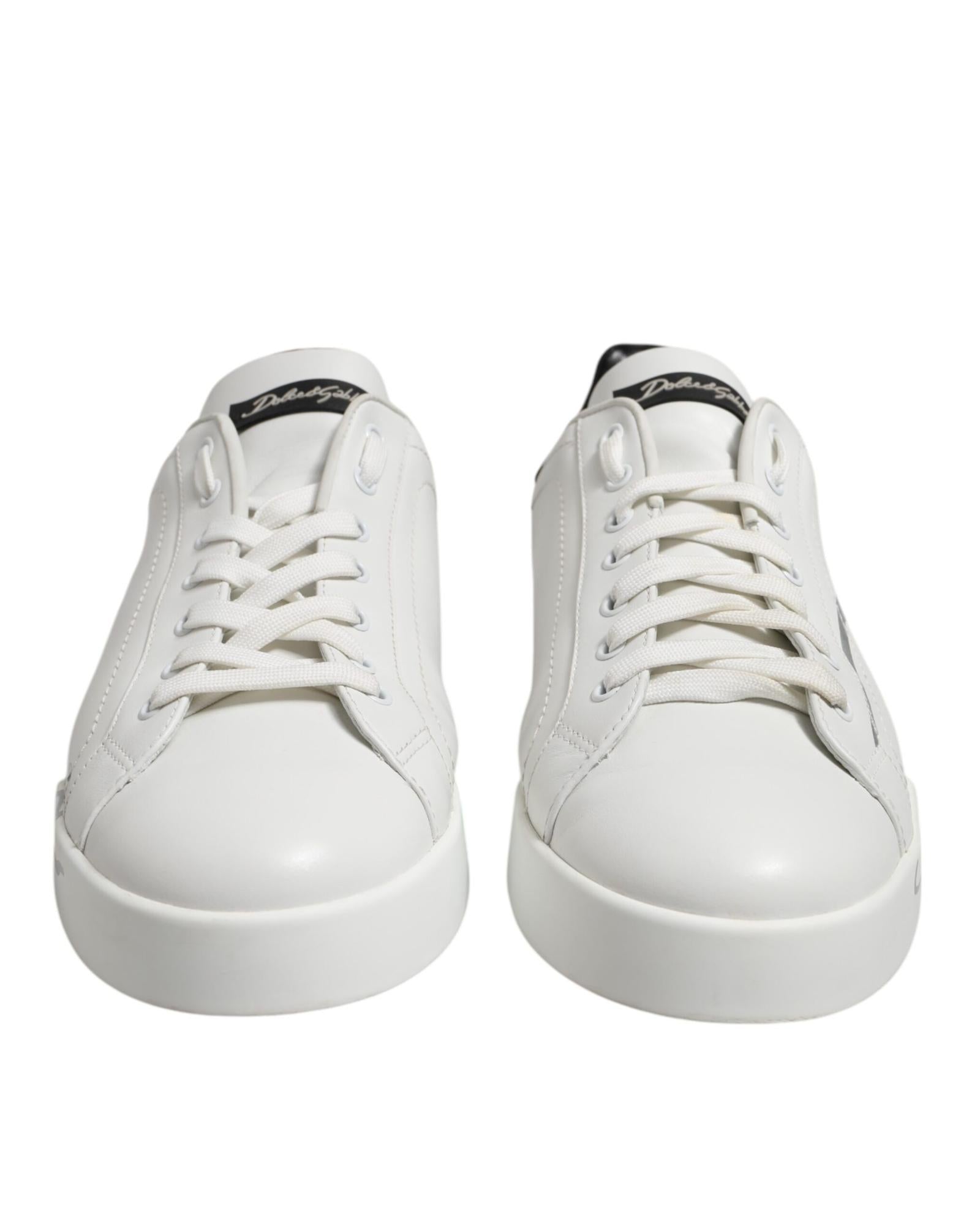 Dolce & Gabbana Portofino Sneakers Logo Detail Men Blackwhite