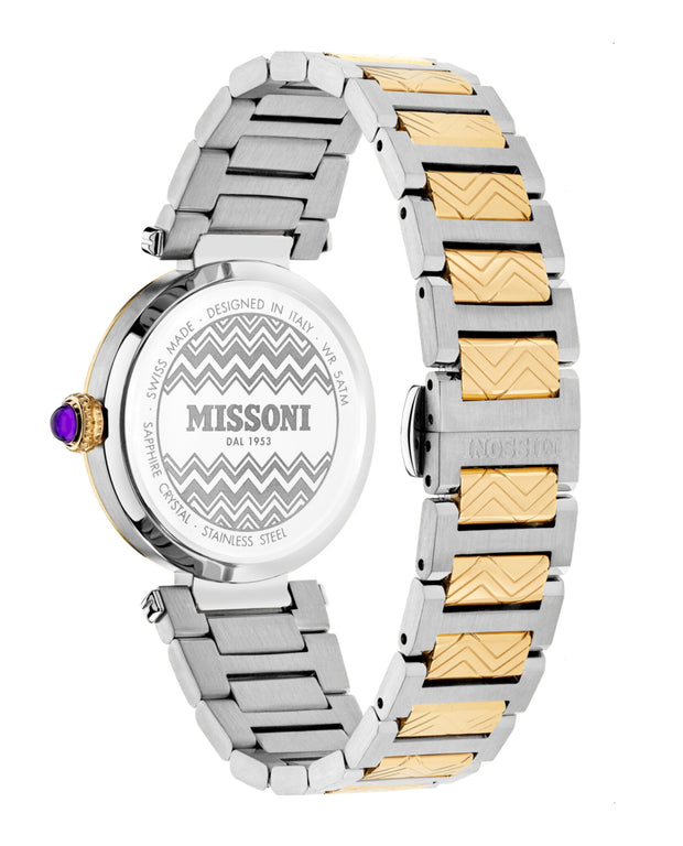 Missoni Womens Missoni Atelier Two Tone 35mm Bracelet Fashion Watch