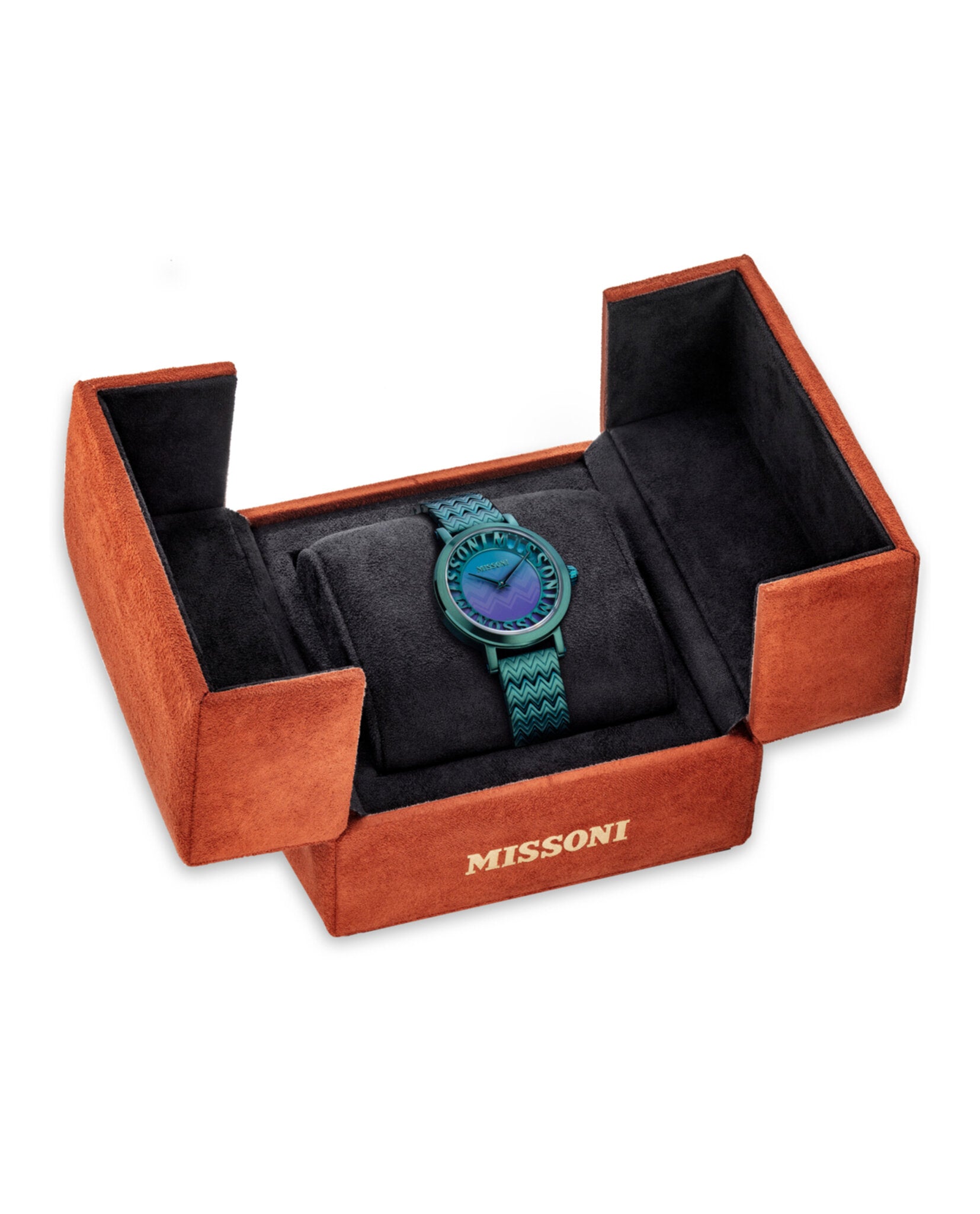Missoni Womens Missoni Melrose IP Green 36mm Bracelet Fashion Watch