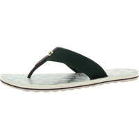 Zoe Webbed Womens Thong Slip On Flip-Flops Amazon Green