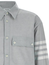 Thom Browne Men '4Bar' Flannel Shirt